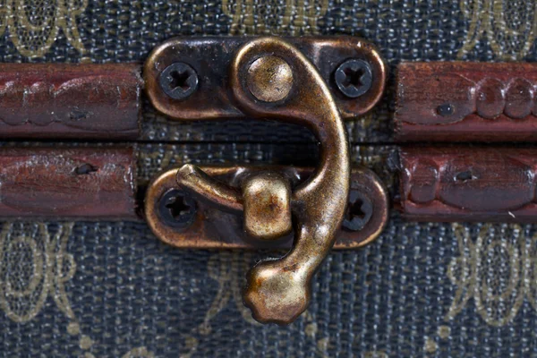 Stock image Close up of chest lock