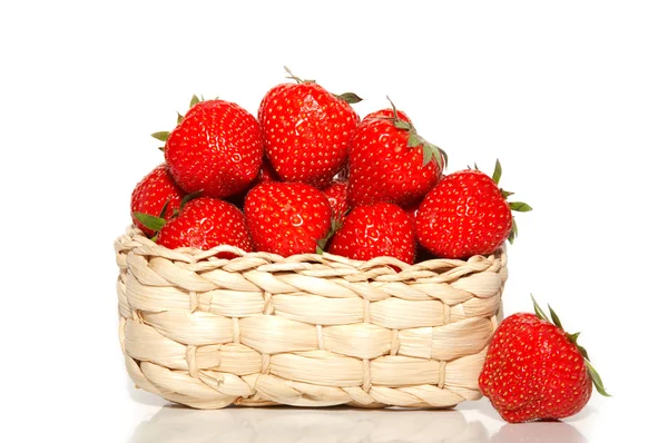 Strawberries in basket