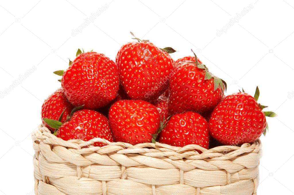 Strawberries in basket