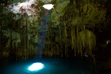 Cenote Dzitnup near Valladolid, Mexico clipart