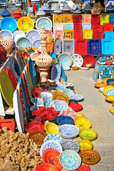 Earthenware in the market — Stock Photo, Image
