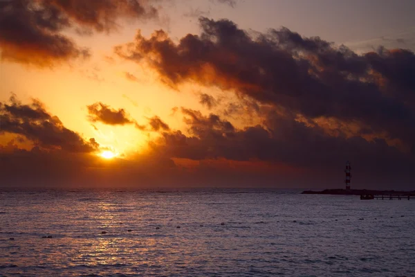 Sunrise in Cancun, Mexico — Stock Photo, Image