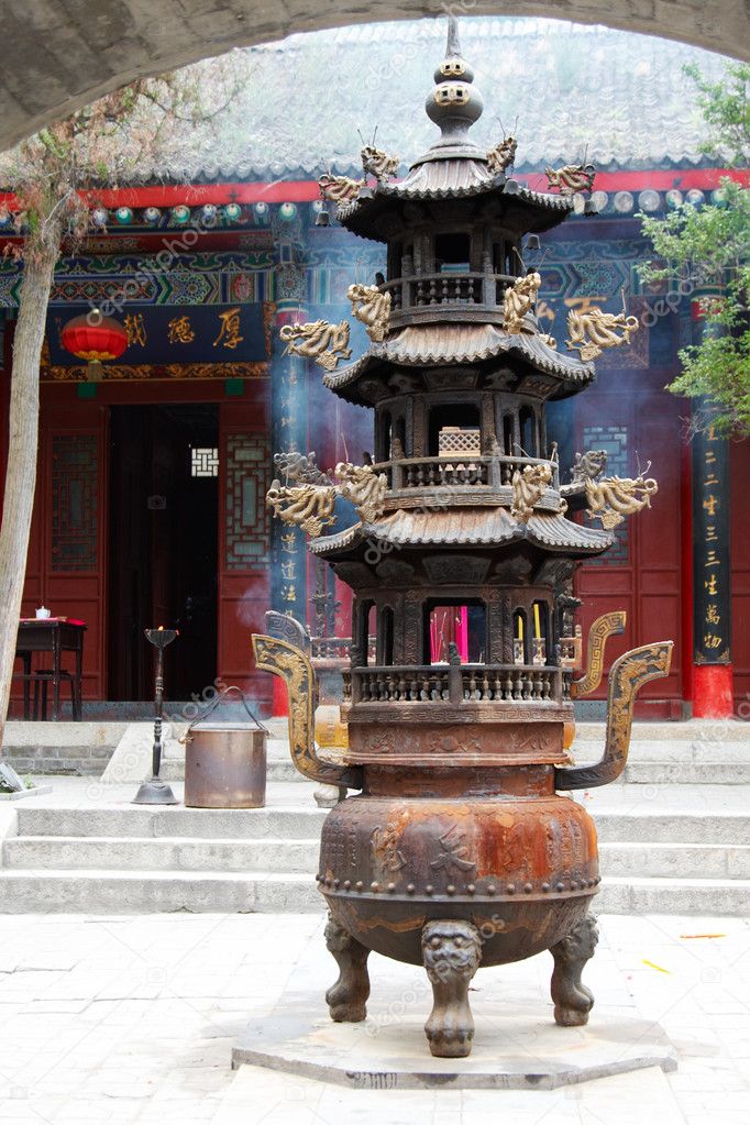 Taoist temple, Xian, China