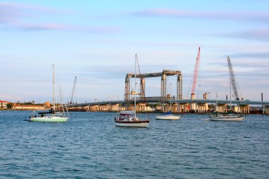 Bridge construction in St. Augustine clipart