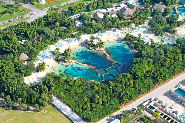 Vista aérea da piscina — Fotografia de Stock