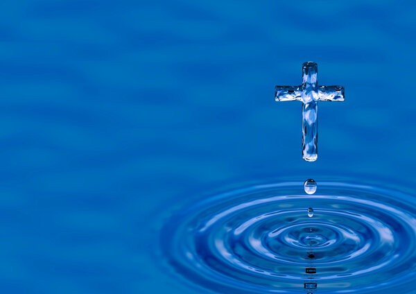 Holy water Cross.