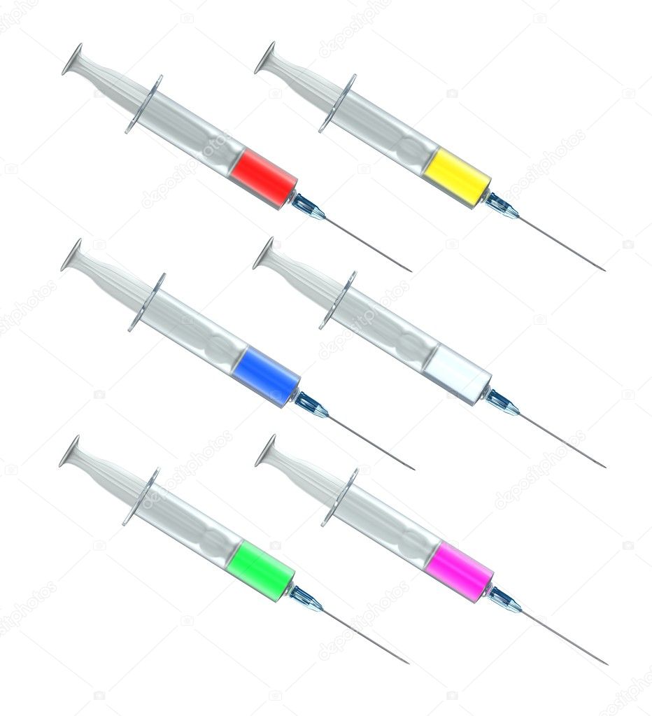 Disposal syringes set
