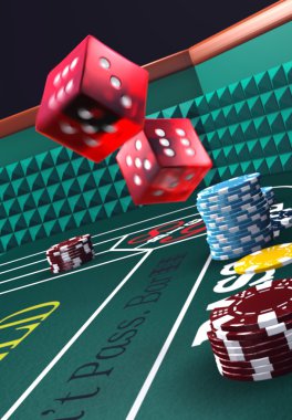 casino craps, zar atma