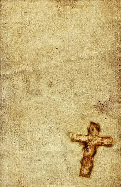Святой Крест - гранж-бумага — стоковое фото