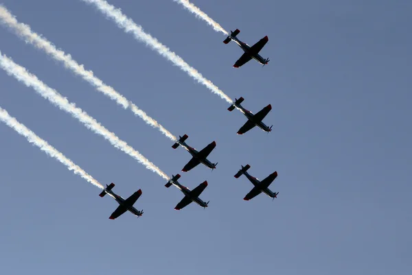 Flying in formations — Stock Photo, Image