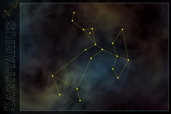 Sternzeichen Sagittarius — Stockfoto