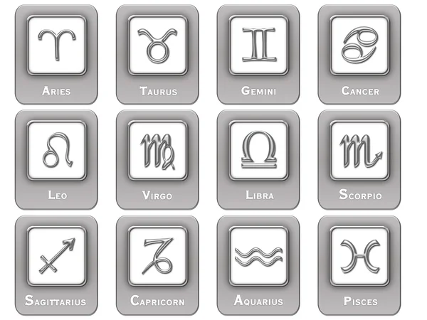 Zodiac işaretleri — Stok fotoğraf
