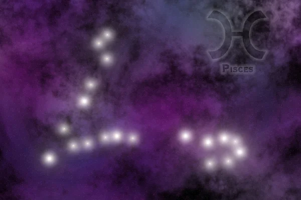 Zodíaco de Piscis — Foto de Stock
