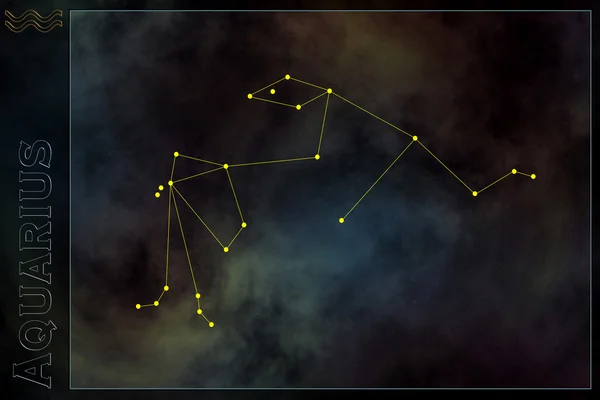 アクエリアス星座 — ストック写真