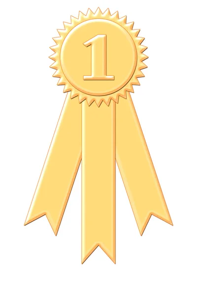 First place award badge — Stock Photo, Image
