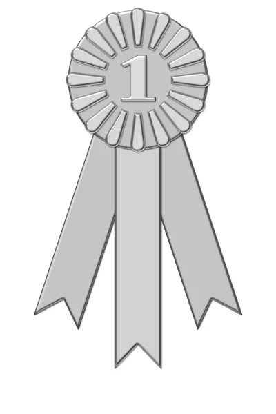 Pierwsze miejsce nagroda odznaka — Zdjęcie stockowe