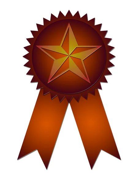 Distintivo do vencedor / campeão — Fotografia de Stock