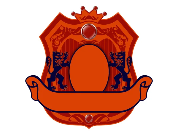 Královská odznak — Stock fotografie