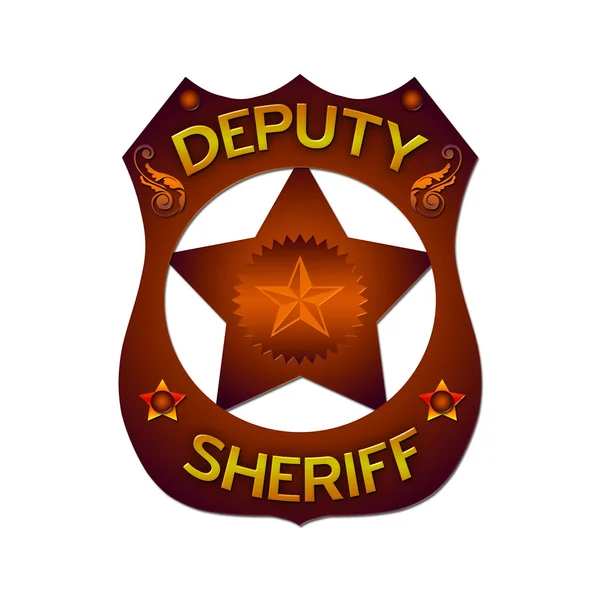 Insignia del sheriff — Foto de Stock
