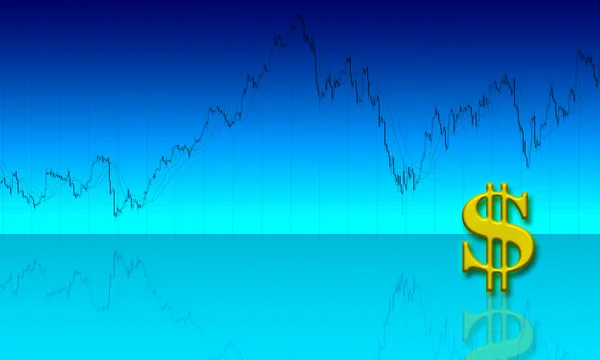 Chart background — Stock Photo, Image