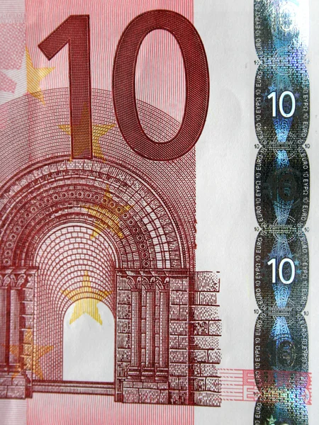 Банкноты евро — стоковое фото