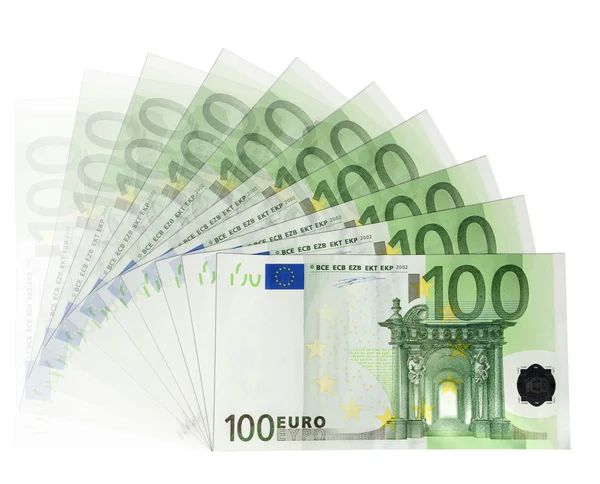 100-Euro-Scheine — Stockfoto