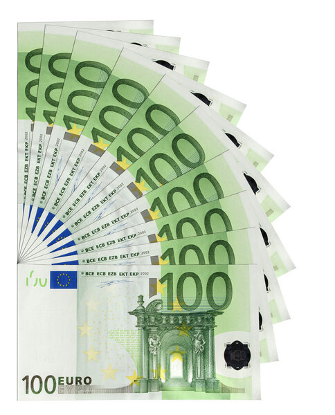 100 Euro banknotes