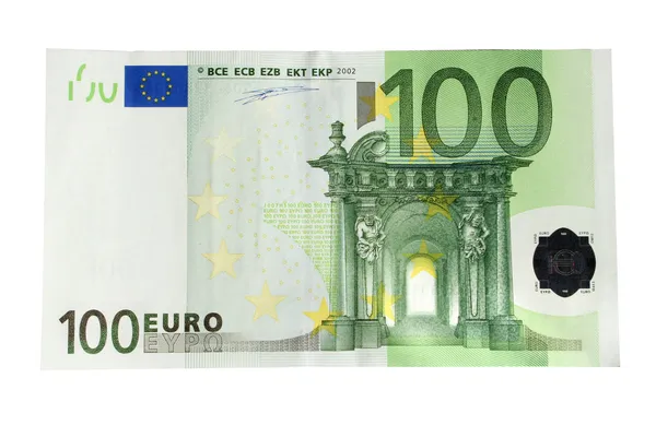 100 euro-bankjegy — Stock Fotó
