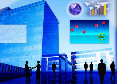 Conceptual business illustration clipart