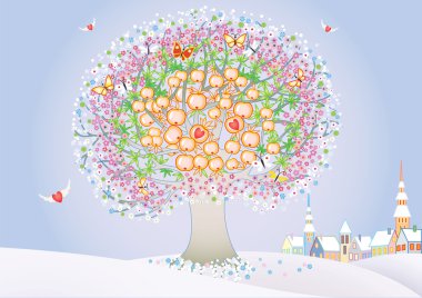 Abstract tree clipart