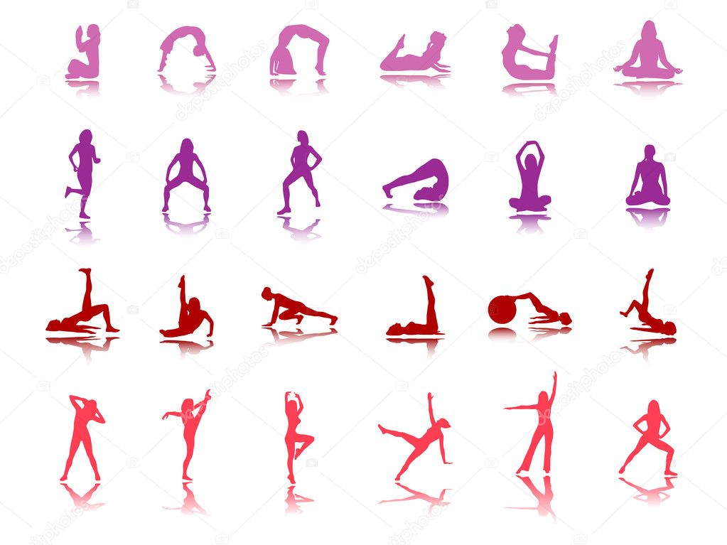 Pilates Postures Stock Illustrations – 240 Pilates Postures Stock