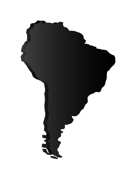 南美洲 — 图库矢量图片