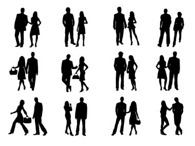 silhouettes clipart