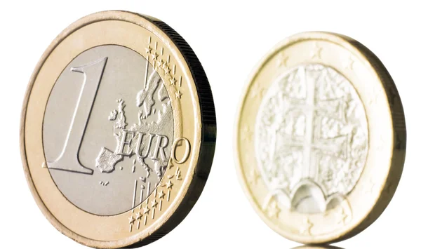 Slovakiska euro — Stockfoto