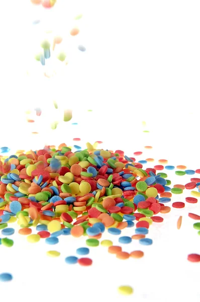 Gocce di zucchero colorate — Foto Stock