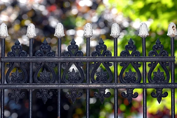 stock image Old fashioned metal fence