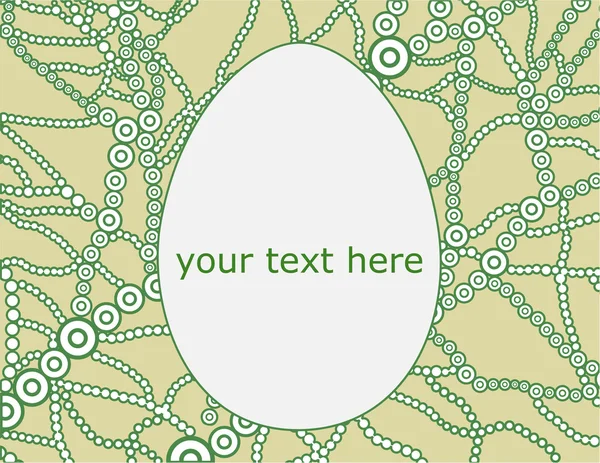 Easter egg background — Stock Vector