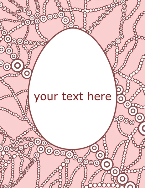 Velikonoční vajíčko pozadí — Stockový vektor