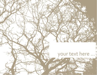 Abstract tree background clipart