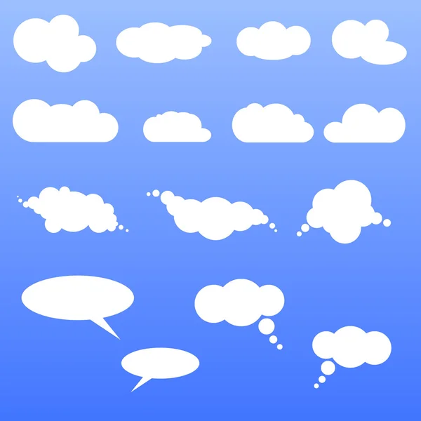 Comic clouds Royalty Free Stock Illustrations