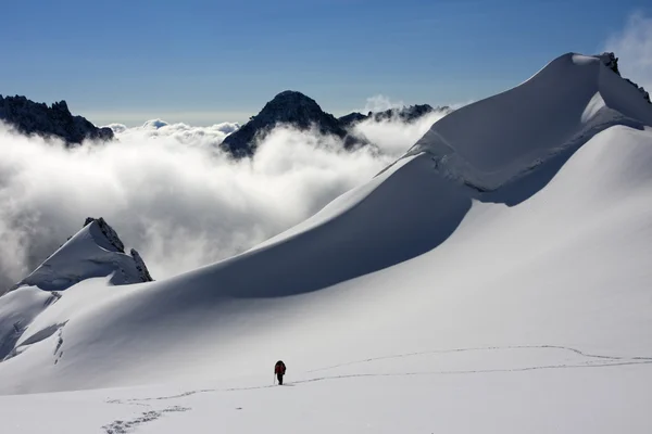 Aufstieg zum Gipfel, Altai — Stockfoto