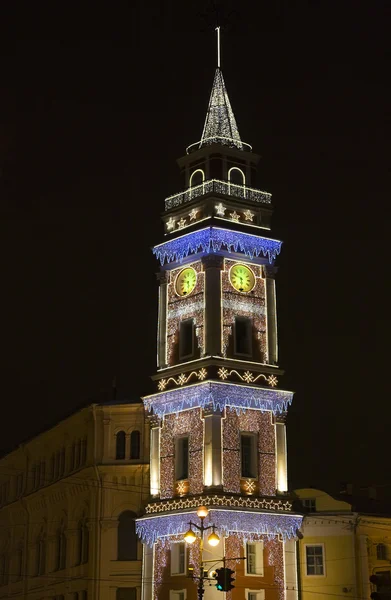 Рождественская башня — стоковое фото