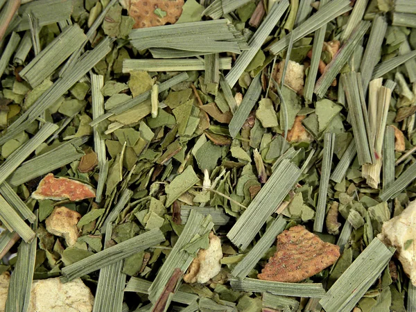 Chá verde com frutas secas — Fotografia de Stock