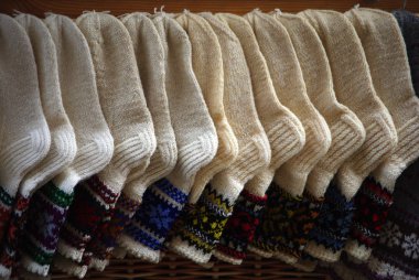 Woolen socks clipart