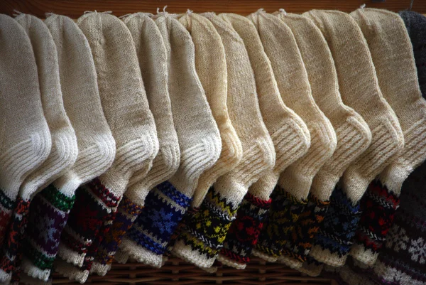 Meias de lã — Fotografia de Stock