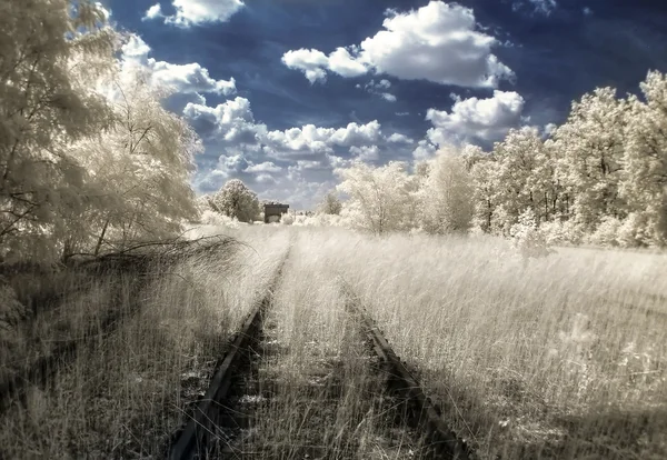 Ferrocarril antiguo — Foto de Stock