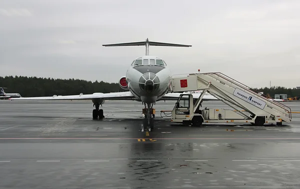 stock image Airplane in the airport