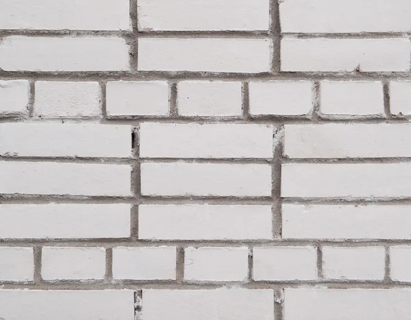 Stará bílá cihlová zeď — Stock fotografie