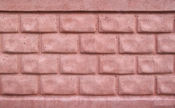 Rode concrete bakstenen muur — Stockfoto