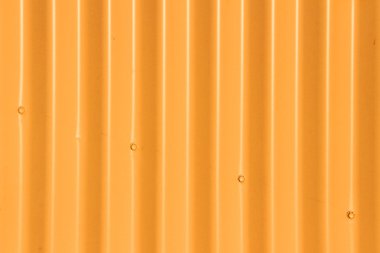 Orange Corrugated Iron Fence clipart